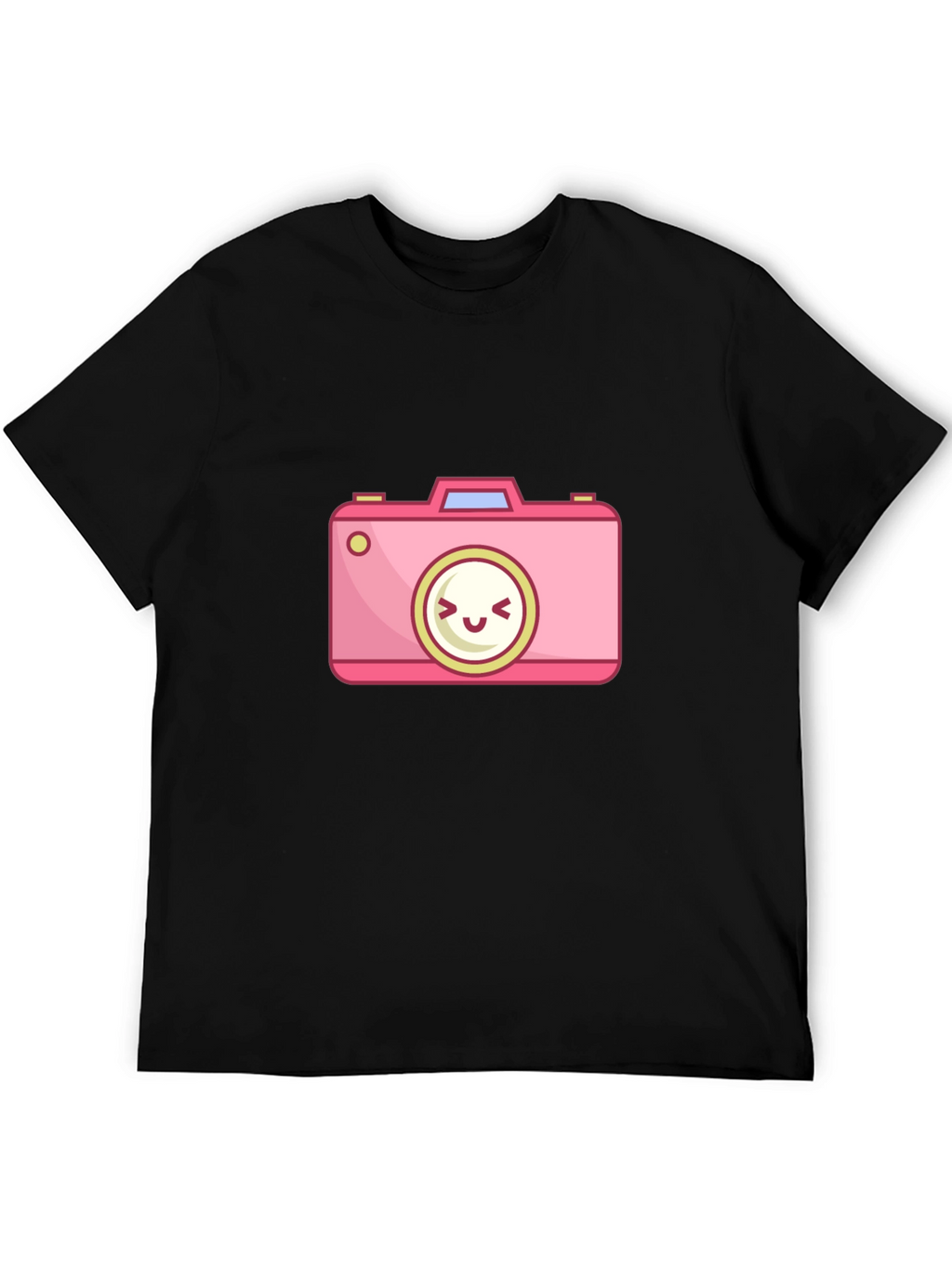 Cute Cartoon Camera Graphic T-Shirt