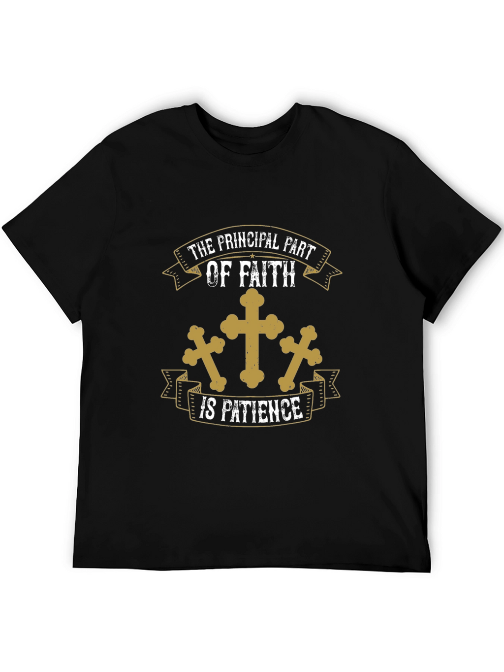 Faith & Patience Graphic Tee - Christian Apparel