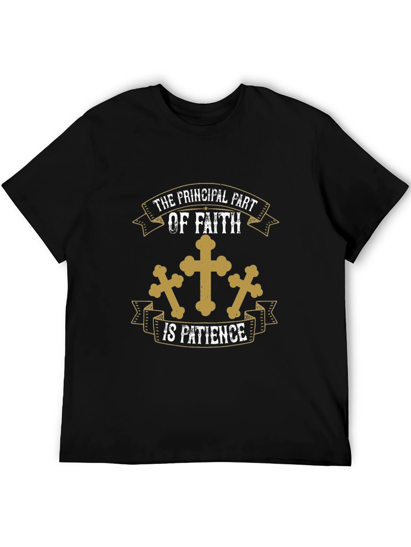 Faith & Patience Graphic Tee - Christian Apparel