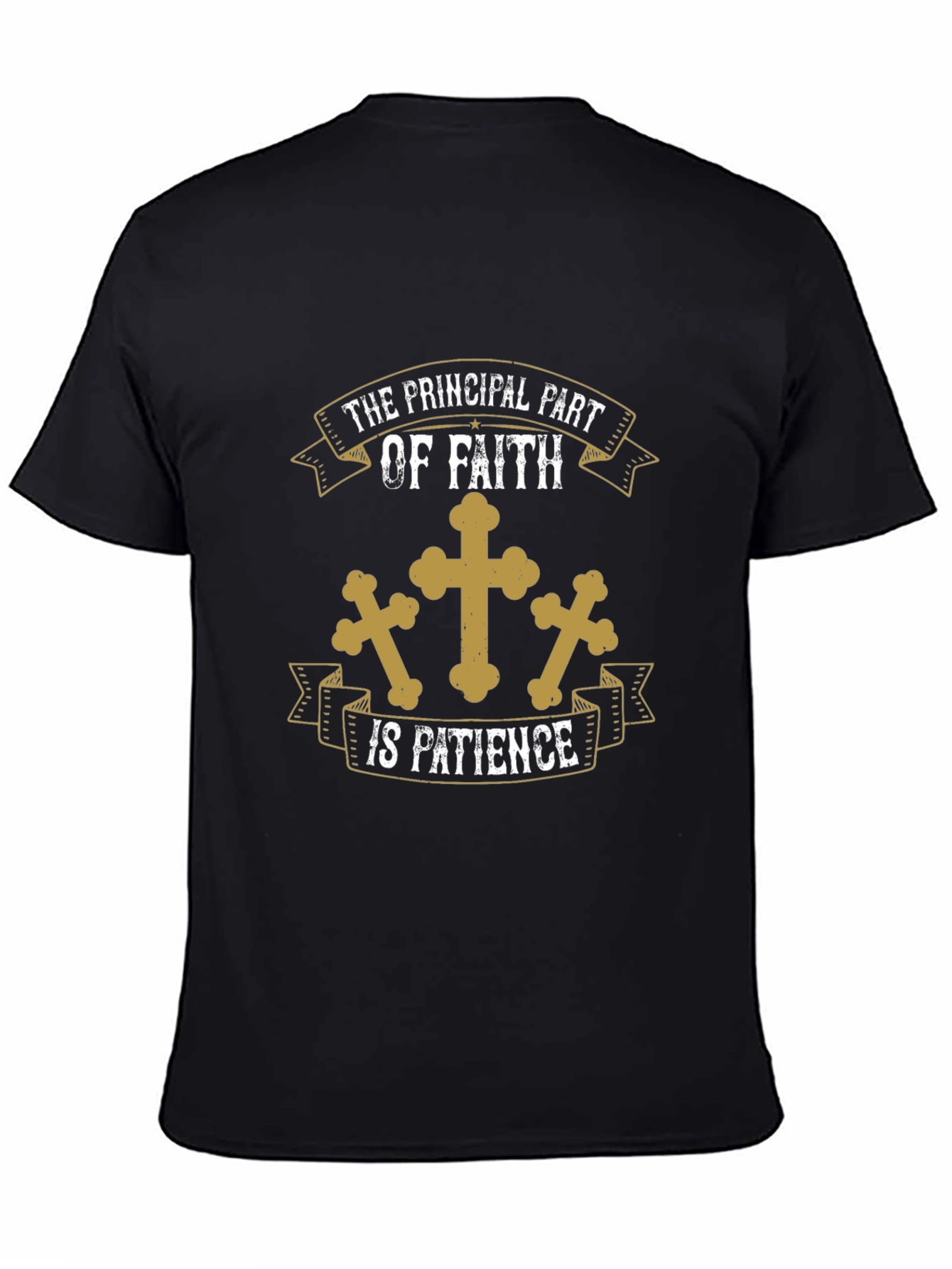 Faith & Patience Graphic Tee - Christian Apparel