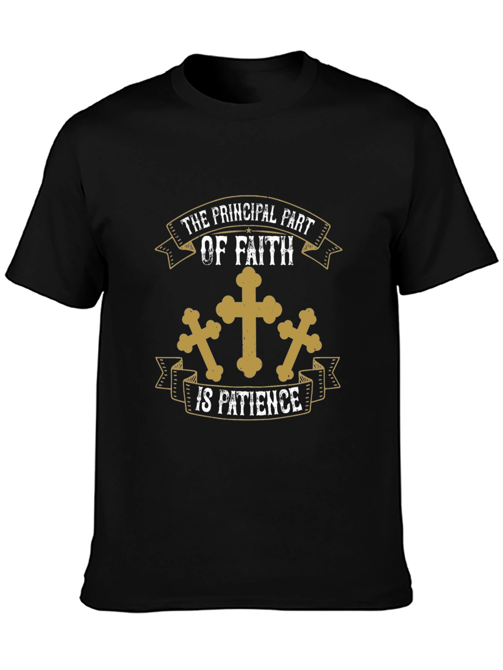 Faith & Patience Graphic Tee - Christian Apparel