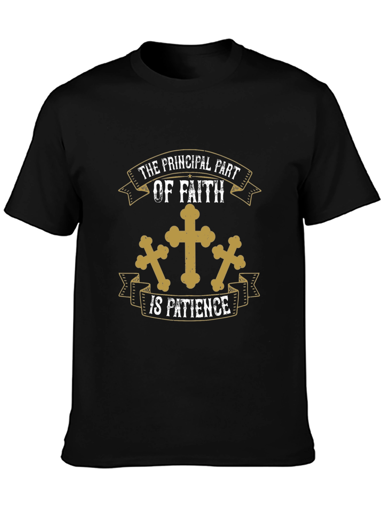 Faith & Patience Graphic Tee - Christian Apparel