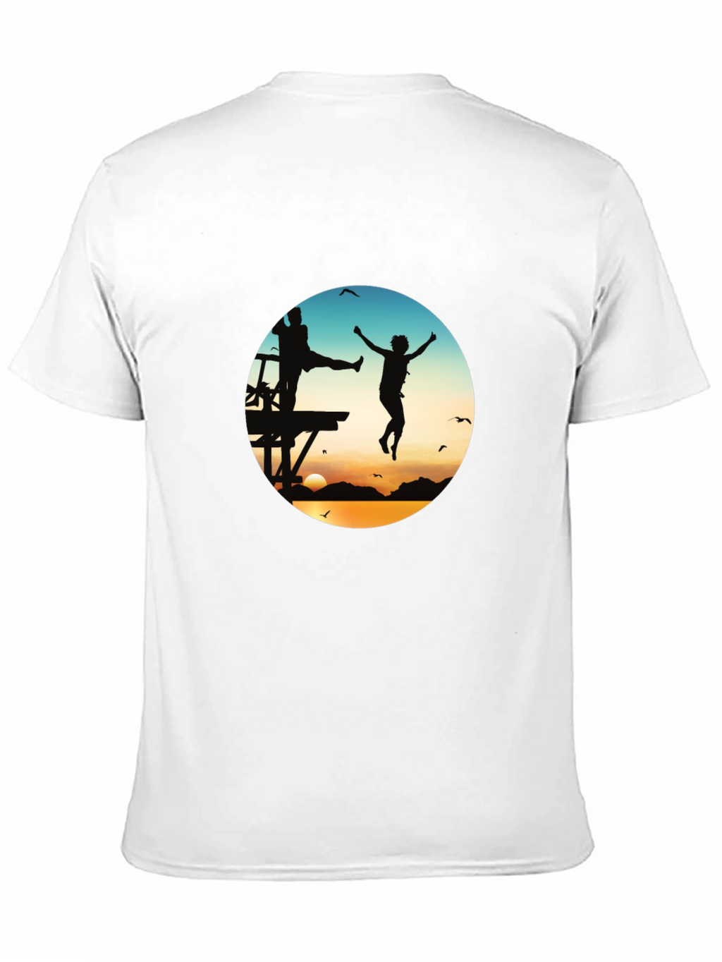 Sunset Jump T-Shirt - Graphic Tee