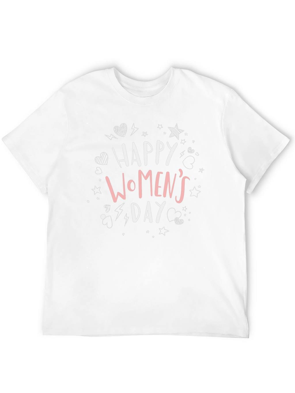 Happy Womens Day Graphic Tee - Black Unisex