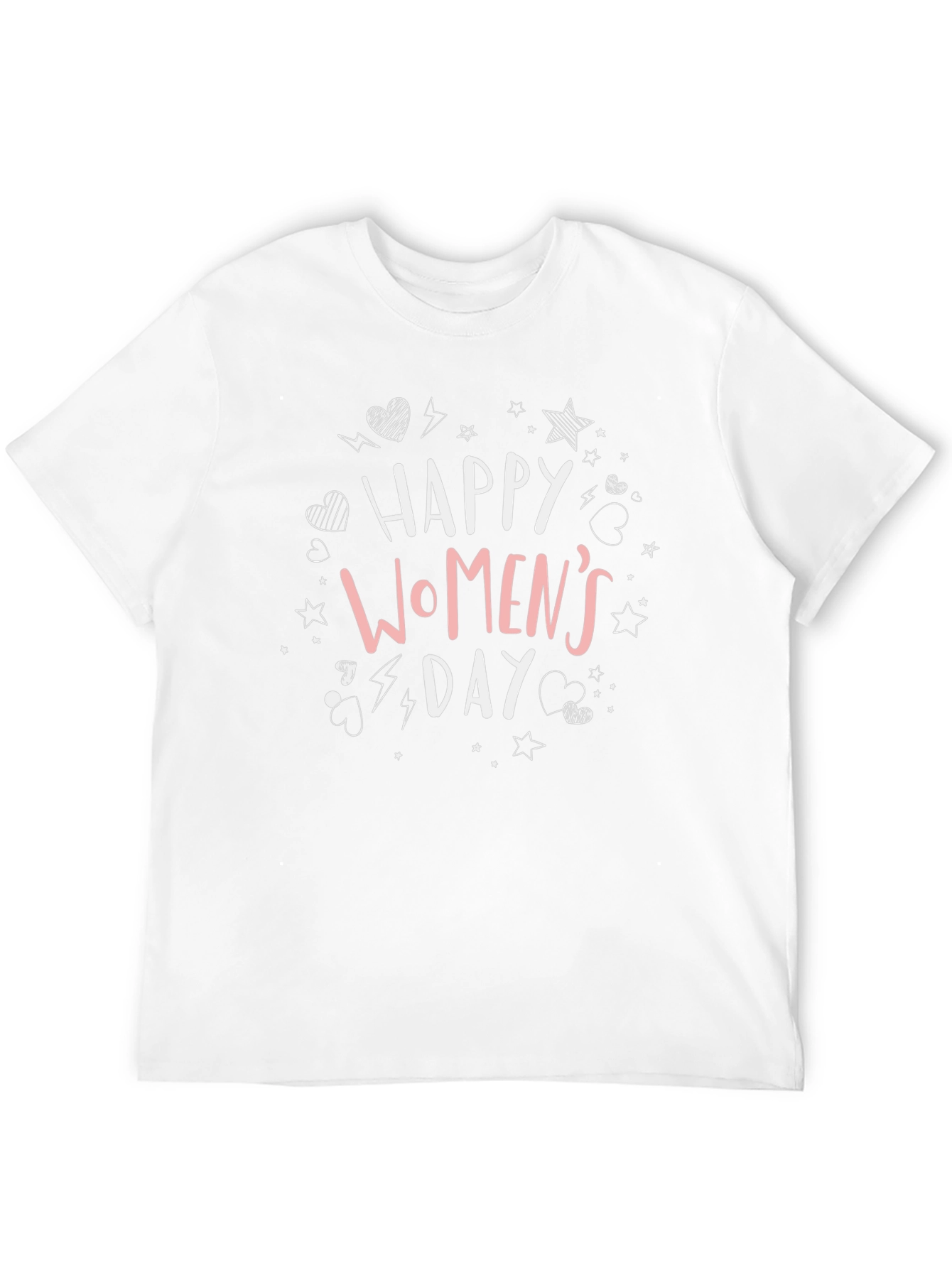 Happy Womens Day Graphic Tee - Black Unisex