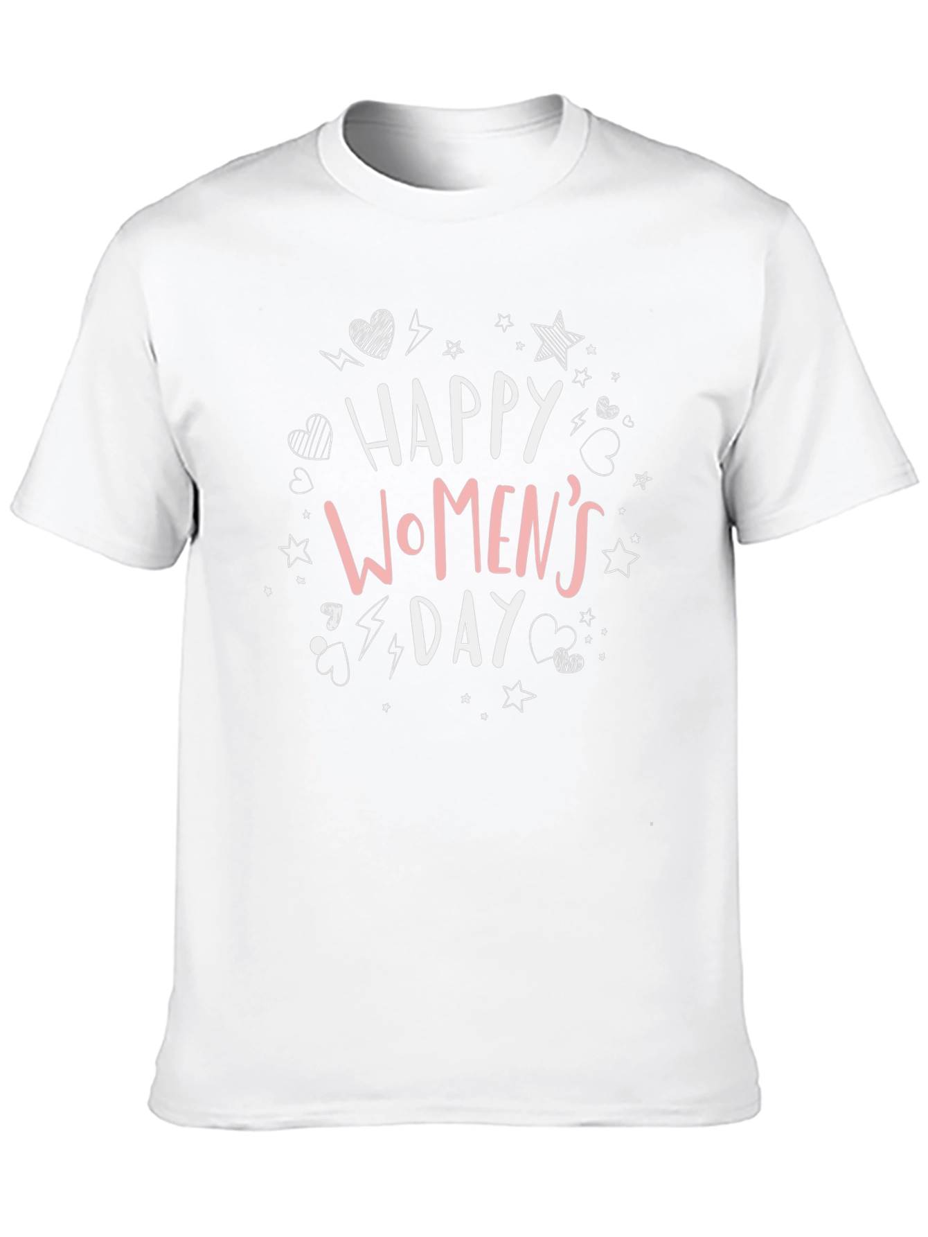 Happy Womens Day Graphic Tee - Black Unisex