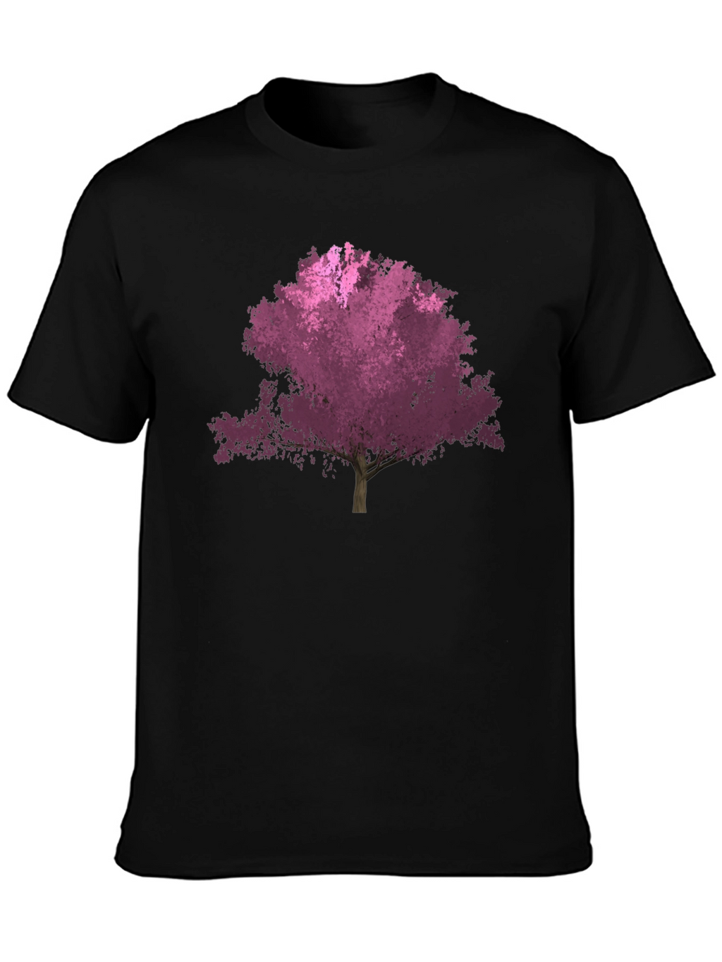 Tree Graphic Tee - Black Cotton Blend