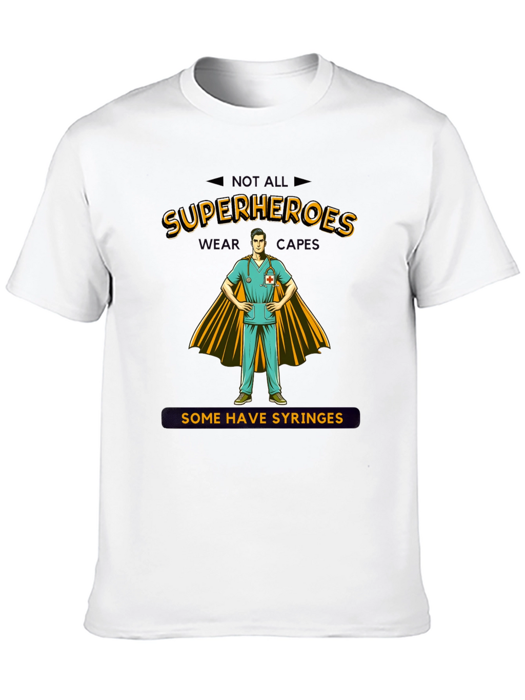 Superhero Nurse T-Shirt - Unique Graphic Tee