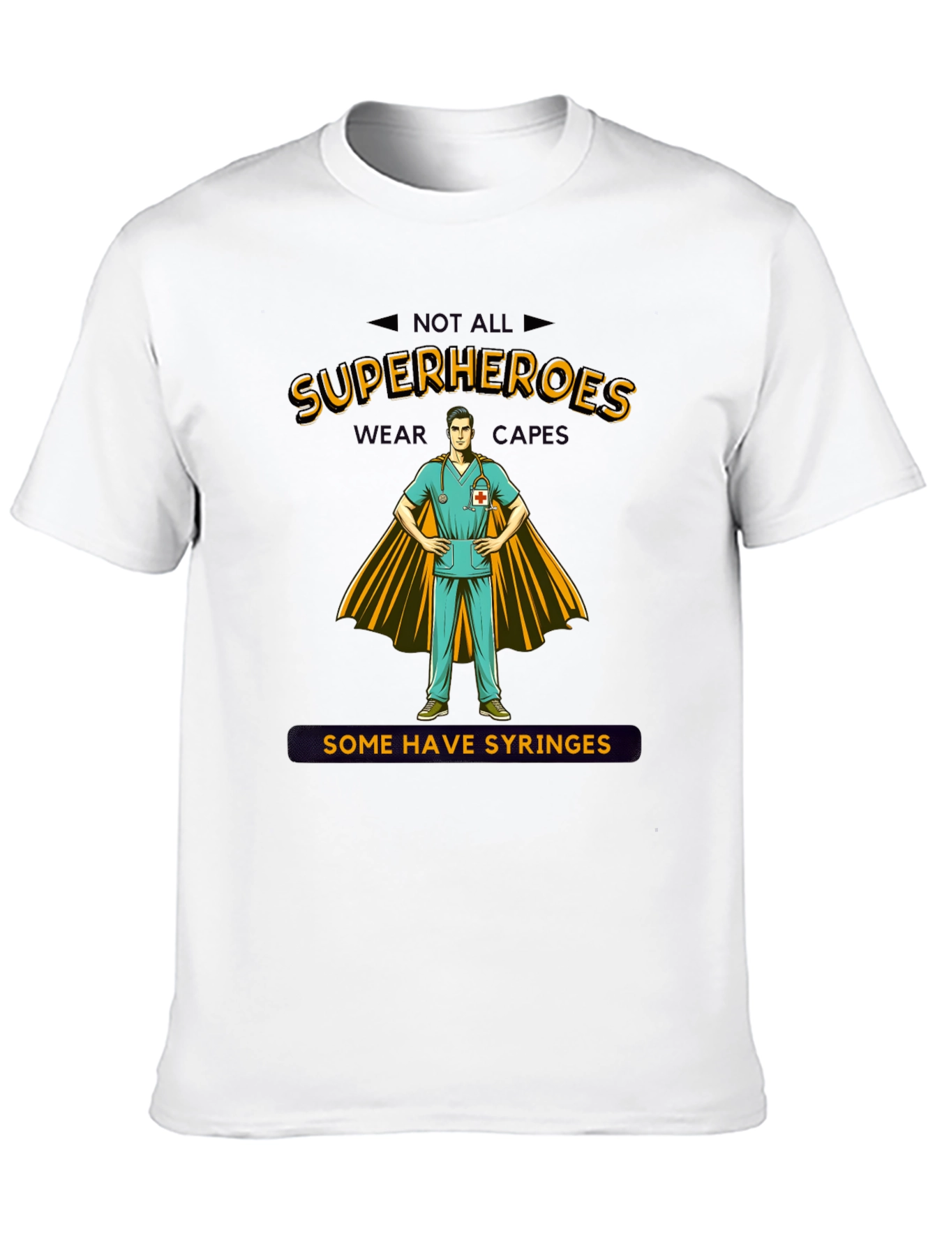 Superhero Nurse T-Shirt - Unique Graphic Tee