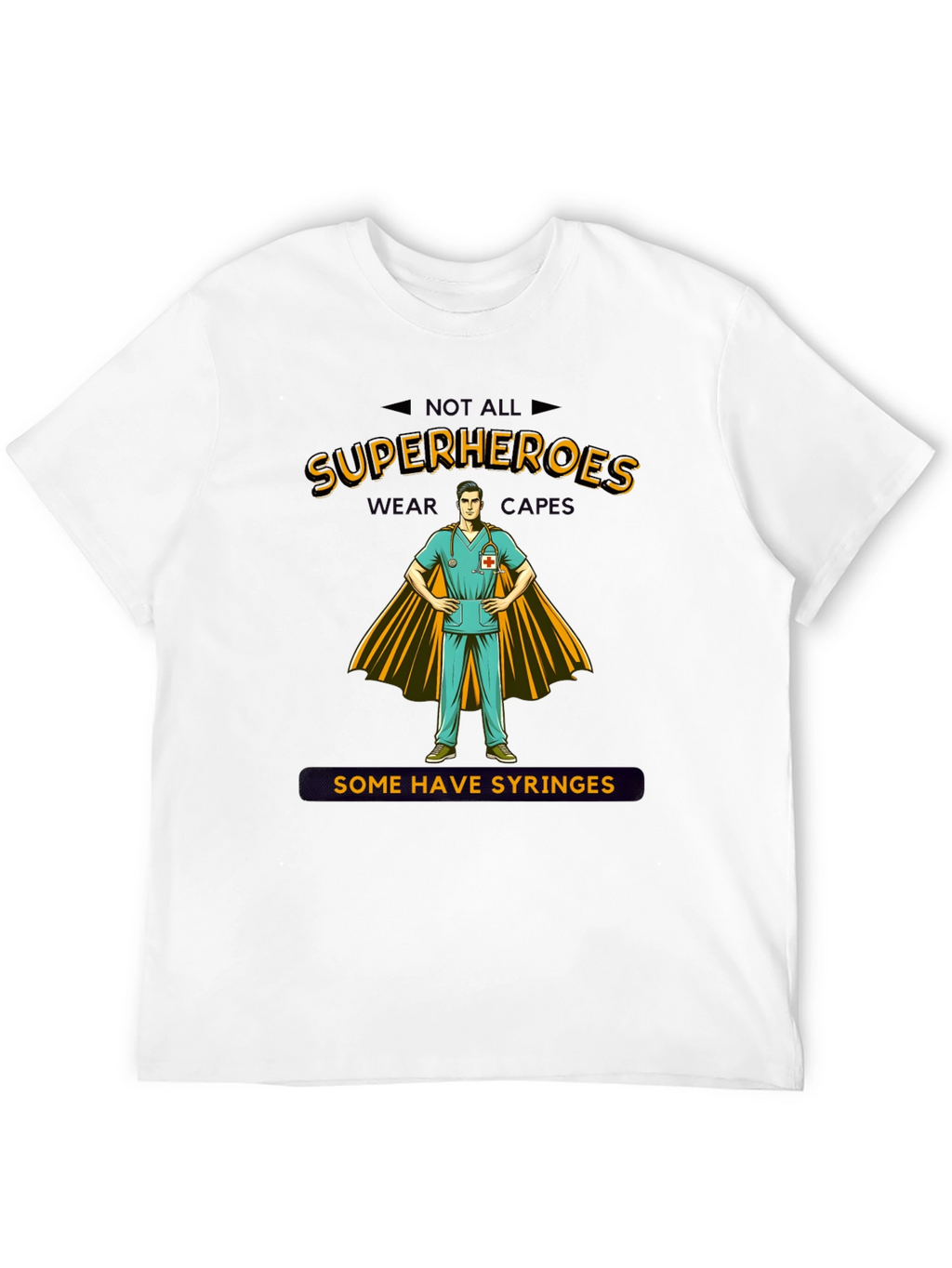 Superhero Nurse T-Shirt - Unique Graphic Tee