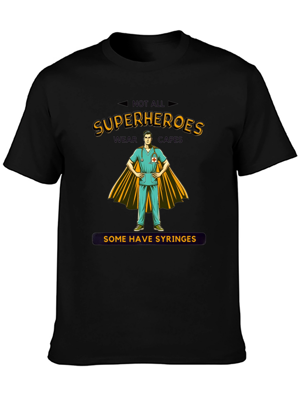 Superhero Nurse T-Shirt - Unique Graphic Tee