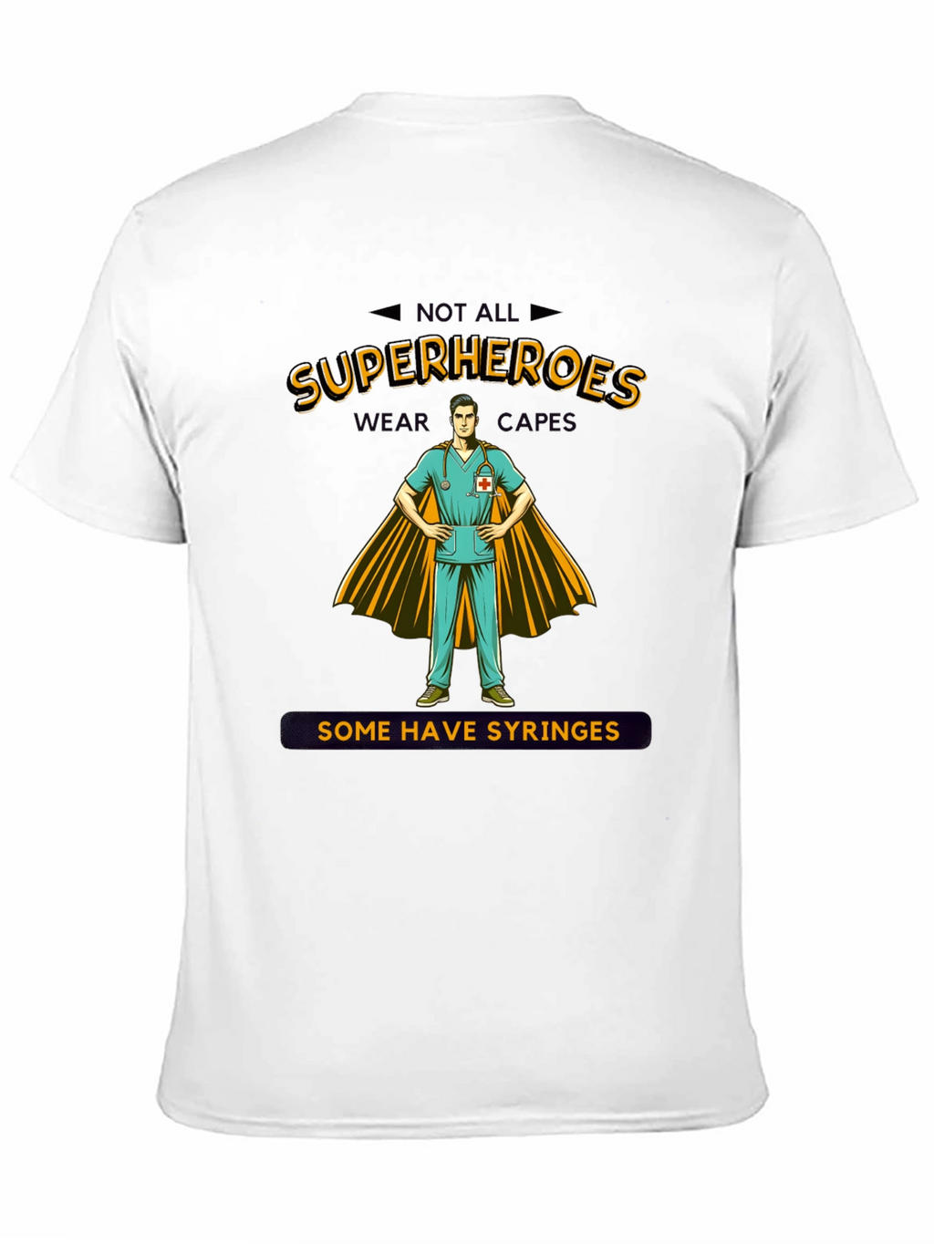 Superhero Nurse T-Shirt - Unique Graphic Tee