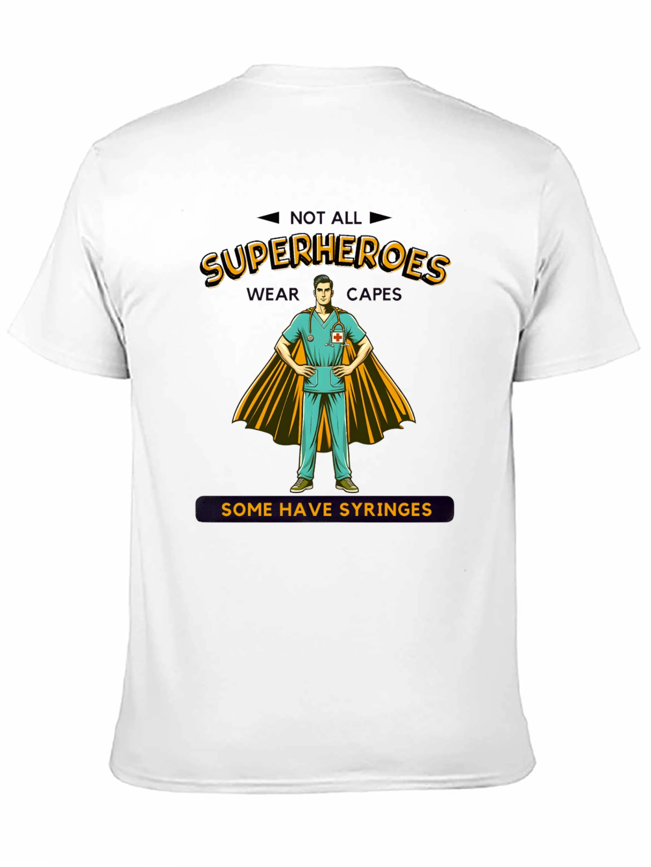 Superhero Nurse T-Shirt - Unique Graphic Tee