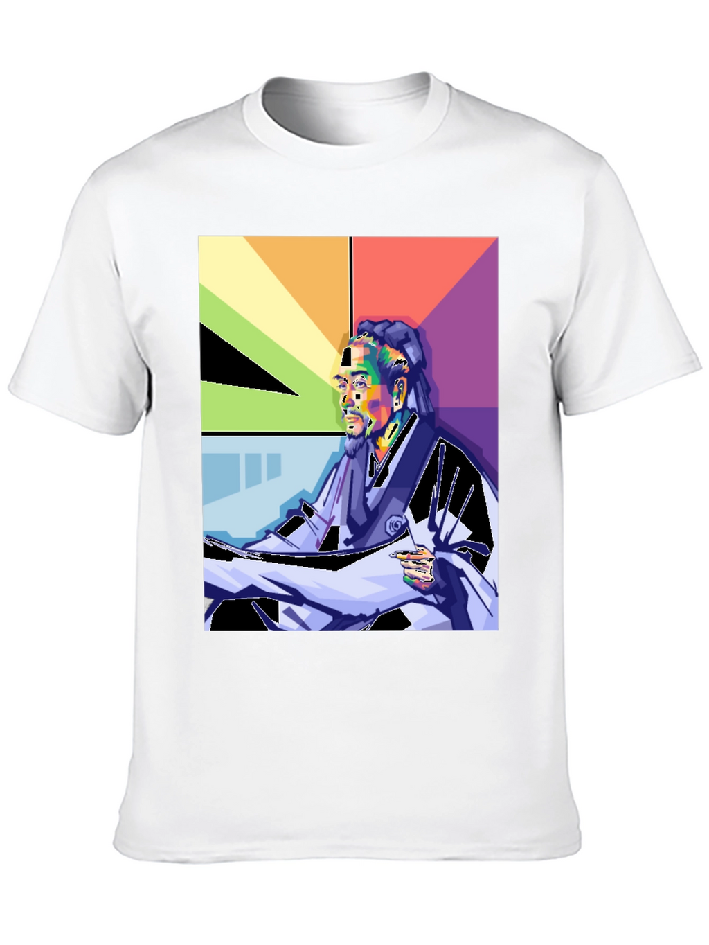 Snoop Dogg Pop Art Graphic Print T-Shirt