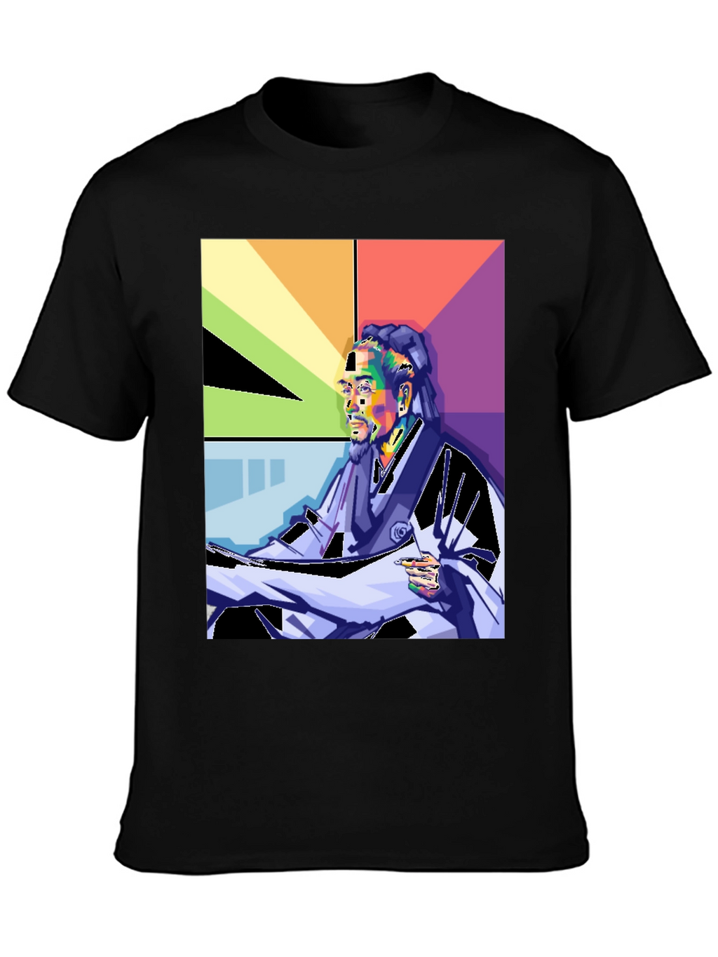 Snoop Dogg Pop Art Graphic Print T-Shirt
