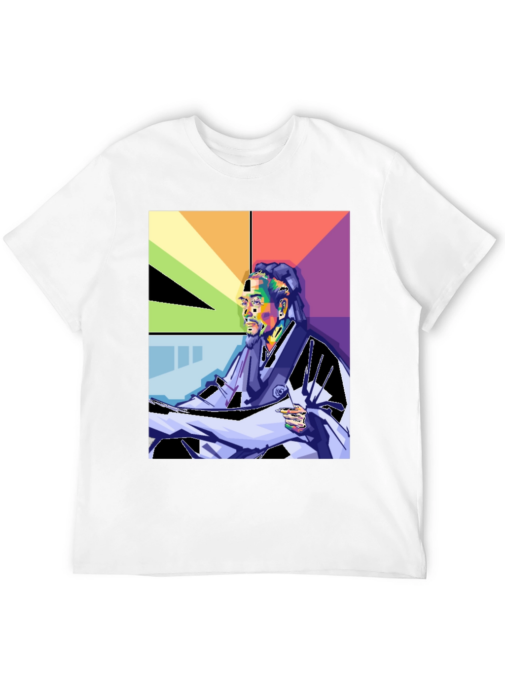 Snoop Dogg Pop Art Graphic Print T-Shirt