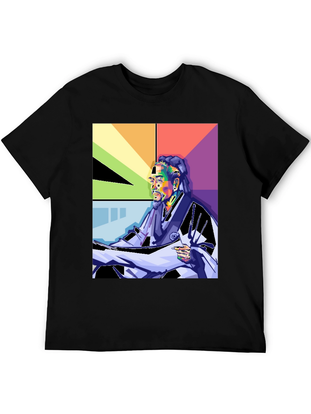 Snoop Dogg Pop Art Graphic Print T-Shirt