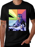 Snoop Dogg Pop Art Graphic Print T-Shirt