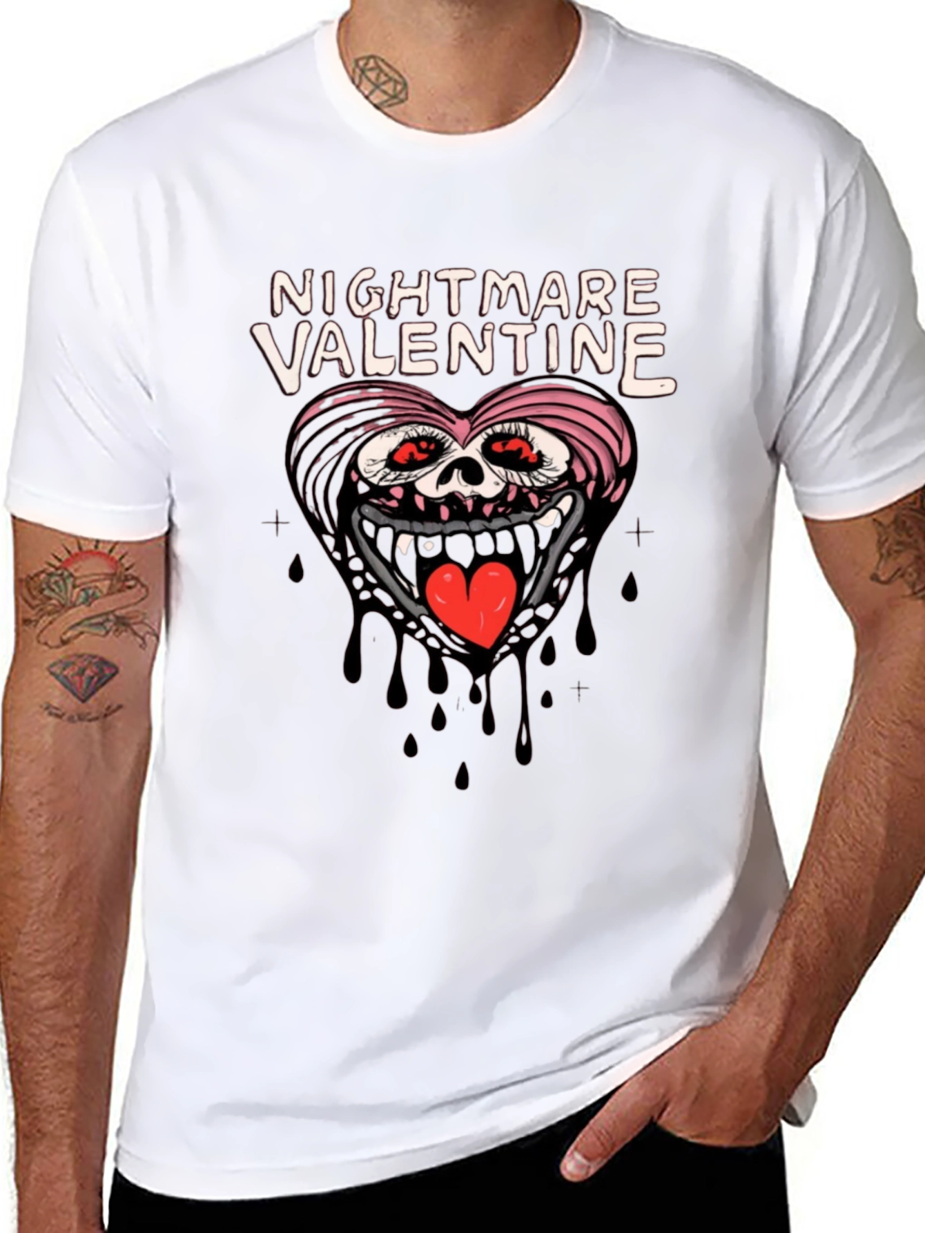 Nightmare Valentine Graphic T-Shirt