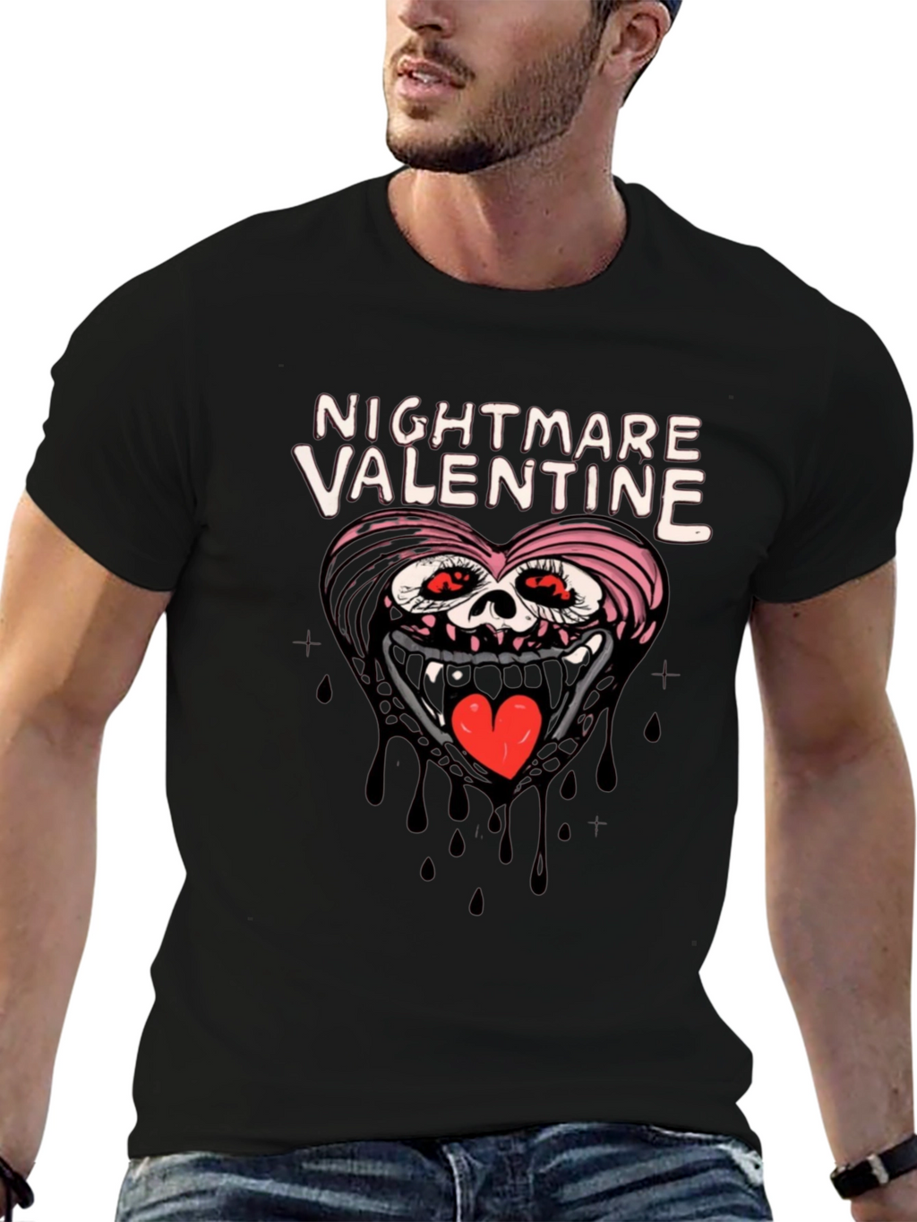 Nightmare Valentine Graphic T-Shirt