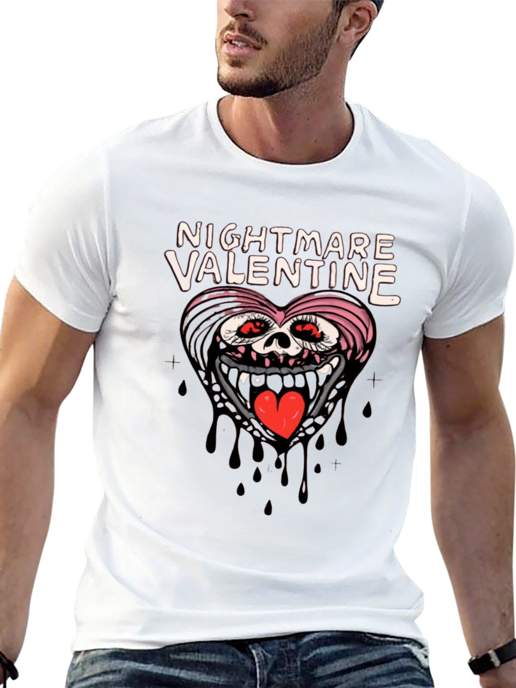 Nightmare Valentine Graphic T-Shirt