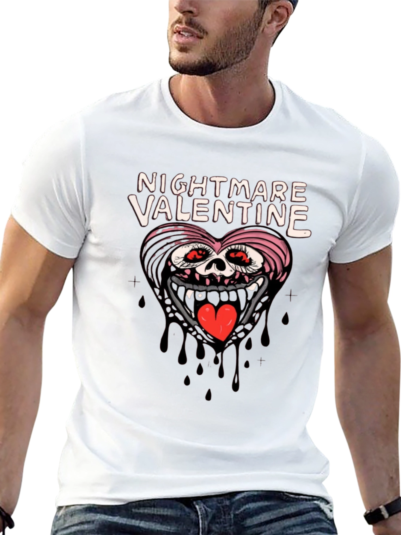 Nightmare Valentine Graphic T-Shirt