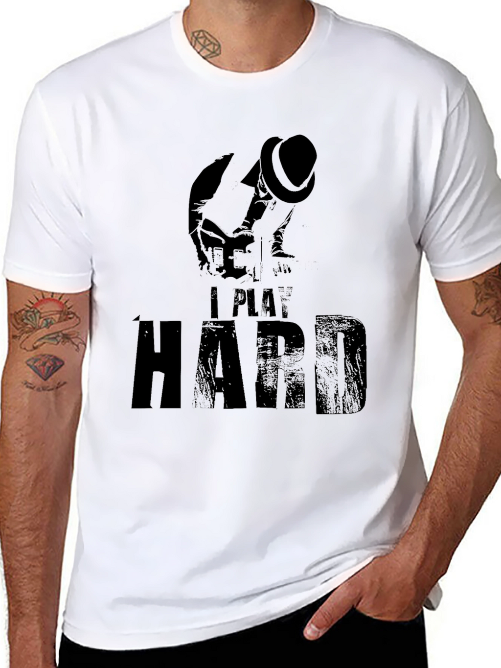 I Play Hard T-Shirt - Black