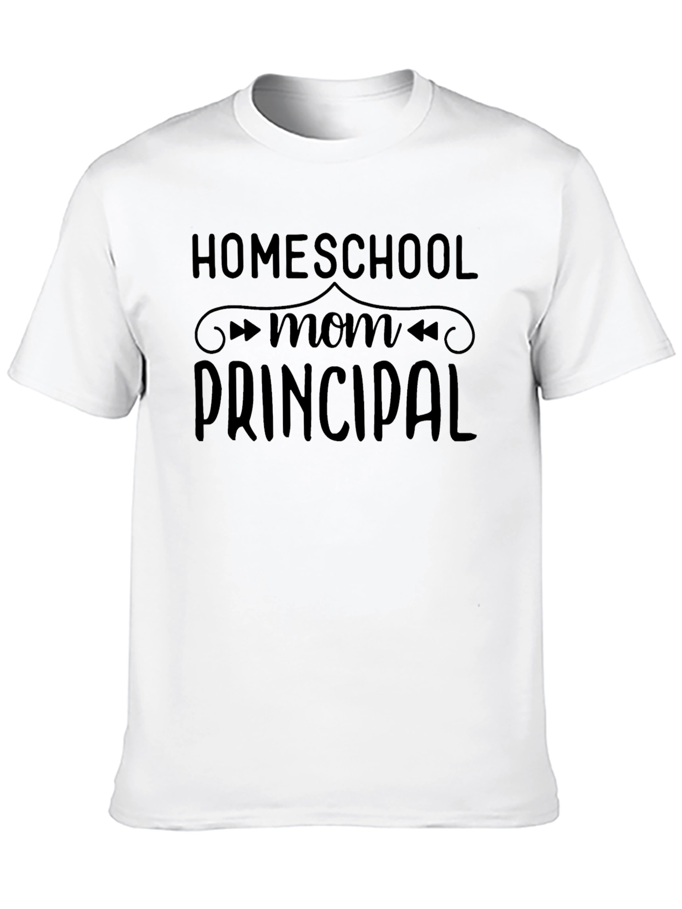 Homeschool Mom Principal Graphic Tee - Black