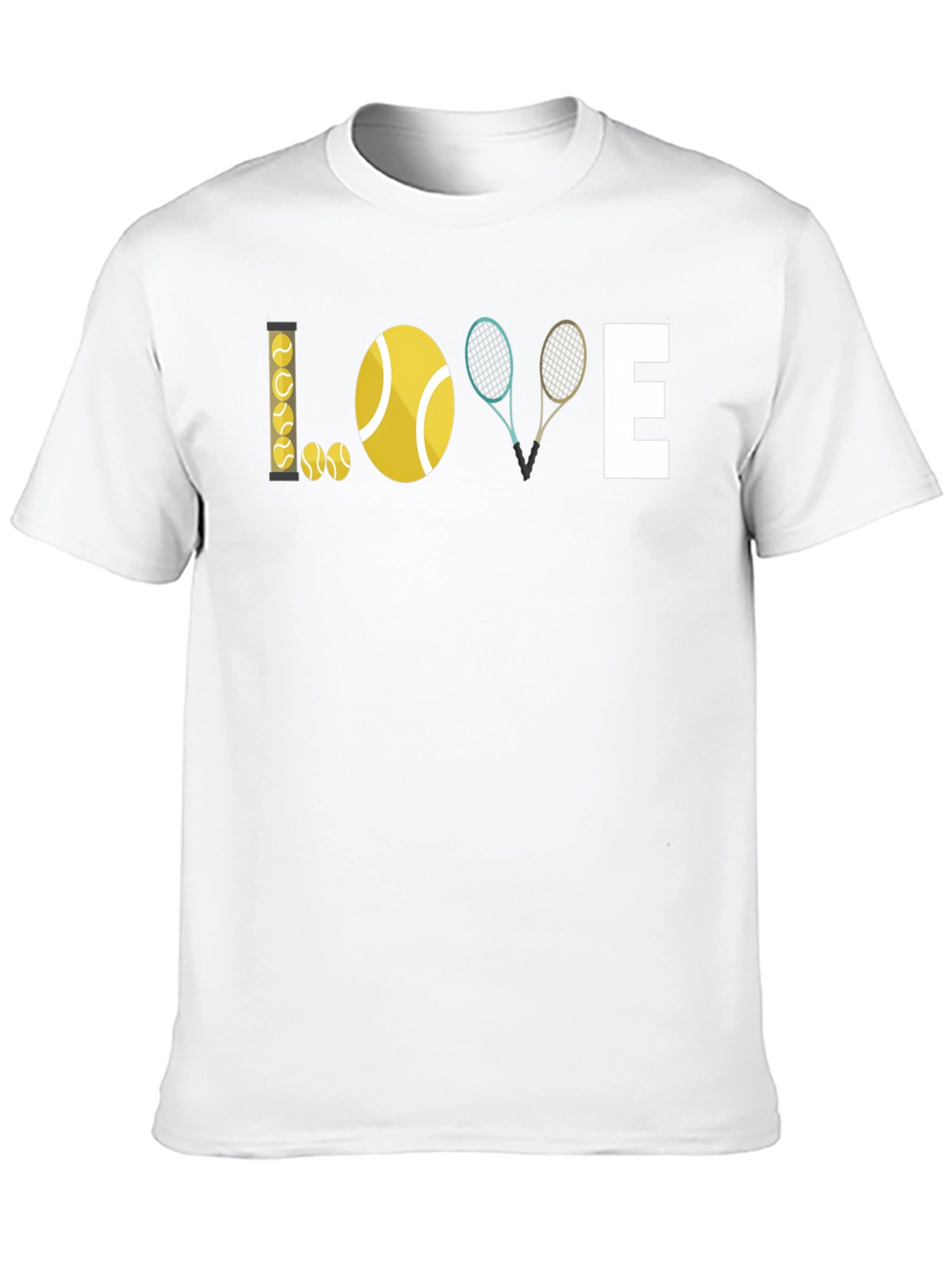 Tennis Love Graphic T-Shirt - Stylish Sporty Tee