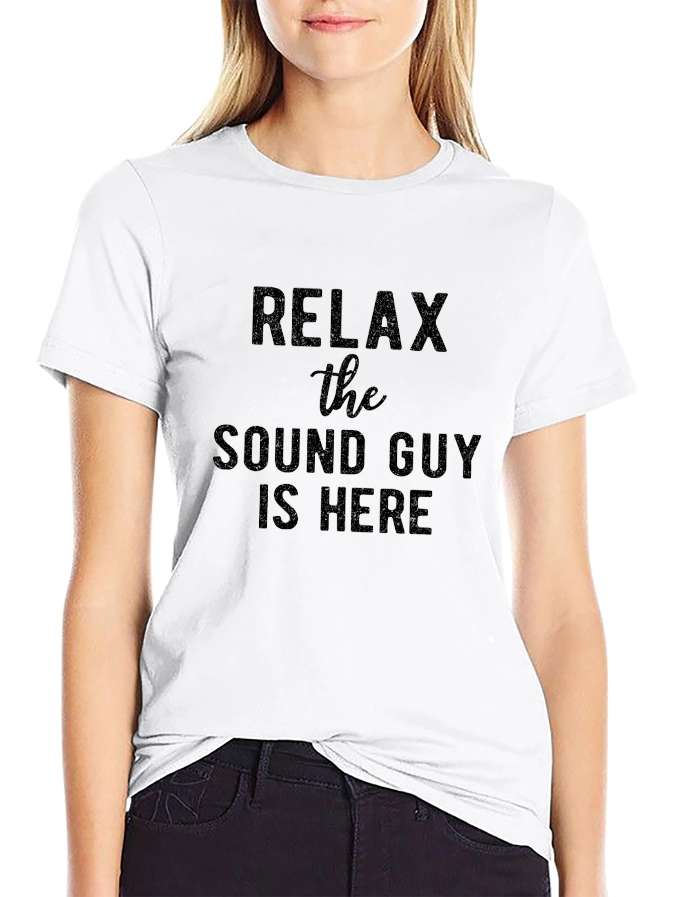 Relax The Sound Guy Is Here! Novelty T-Shirt