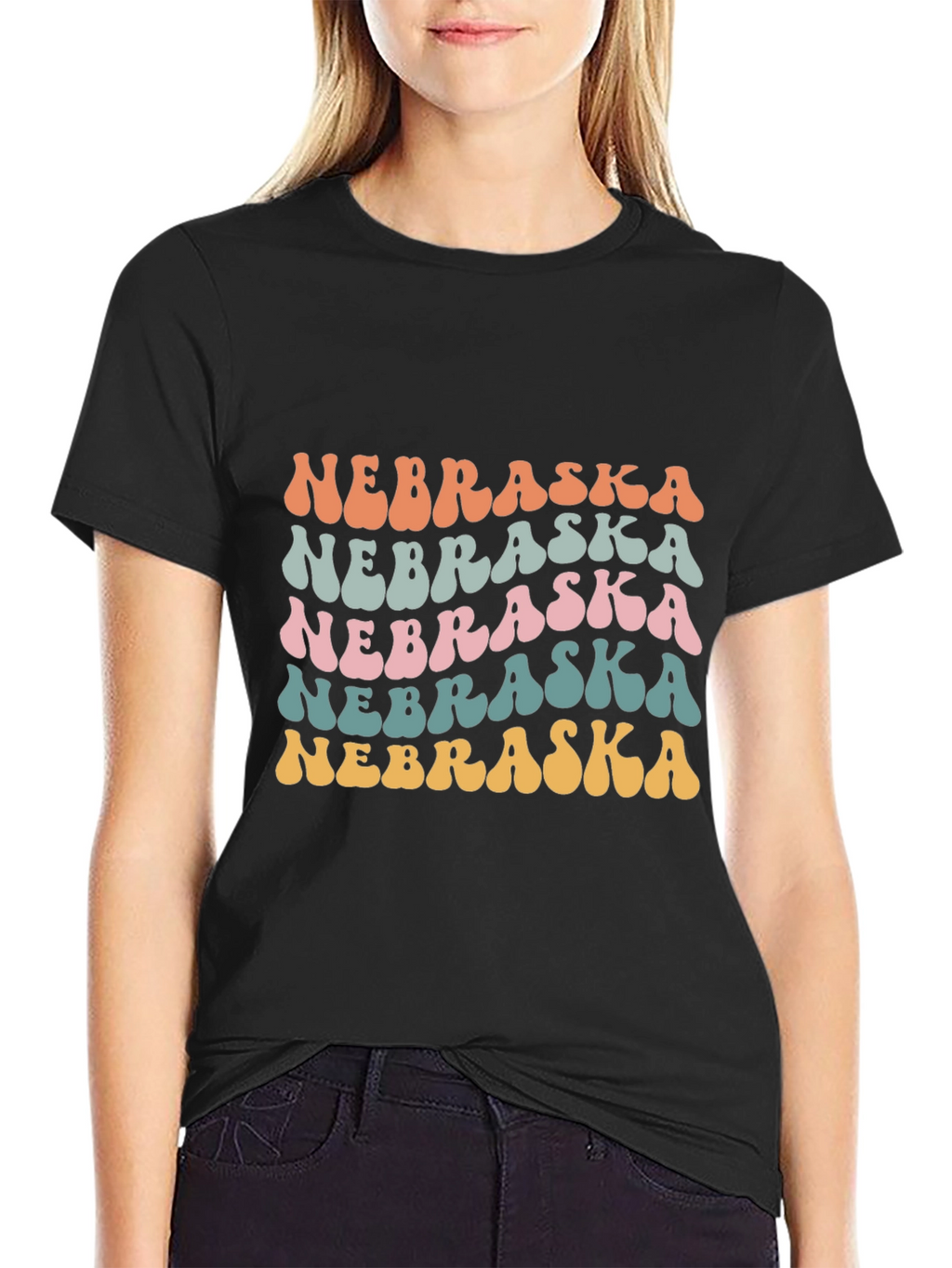 Retro Nebraska T-Shirt - Fun State Pride Tee
