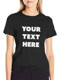 Customizable Black T-Shirt