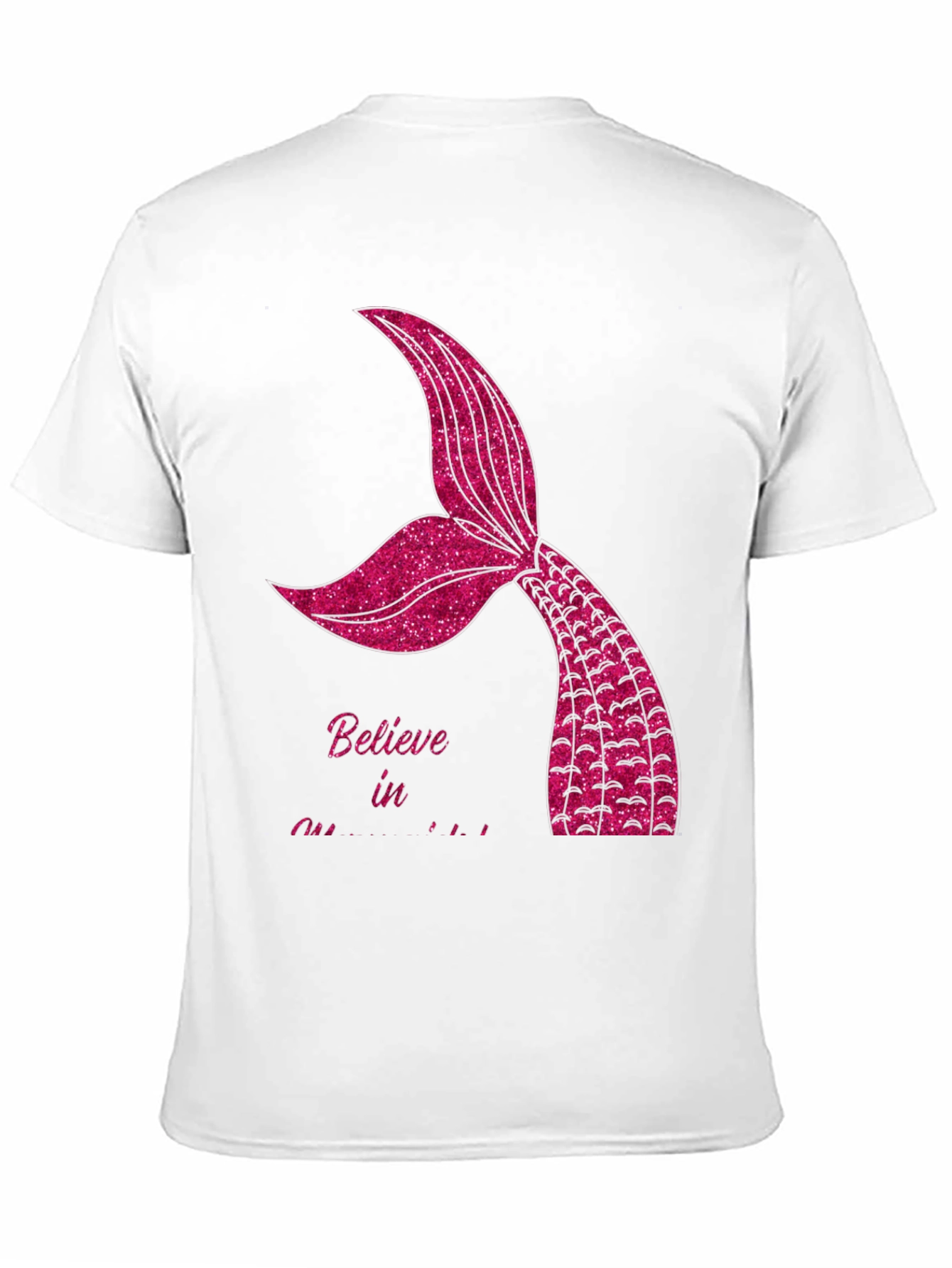 Believe in Mermaids Black T-Shirt