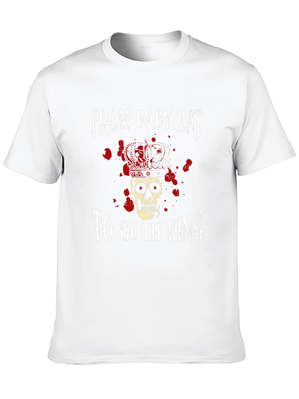 Goth King Graphic Tee - Baby Bat T-Shirt