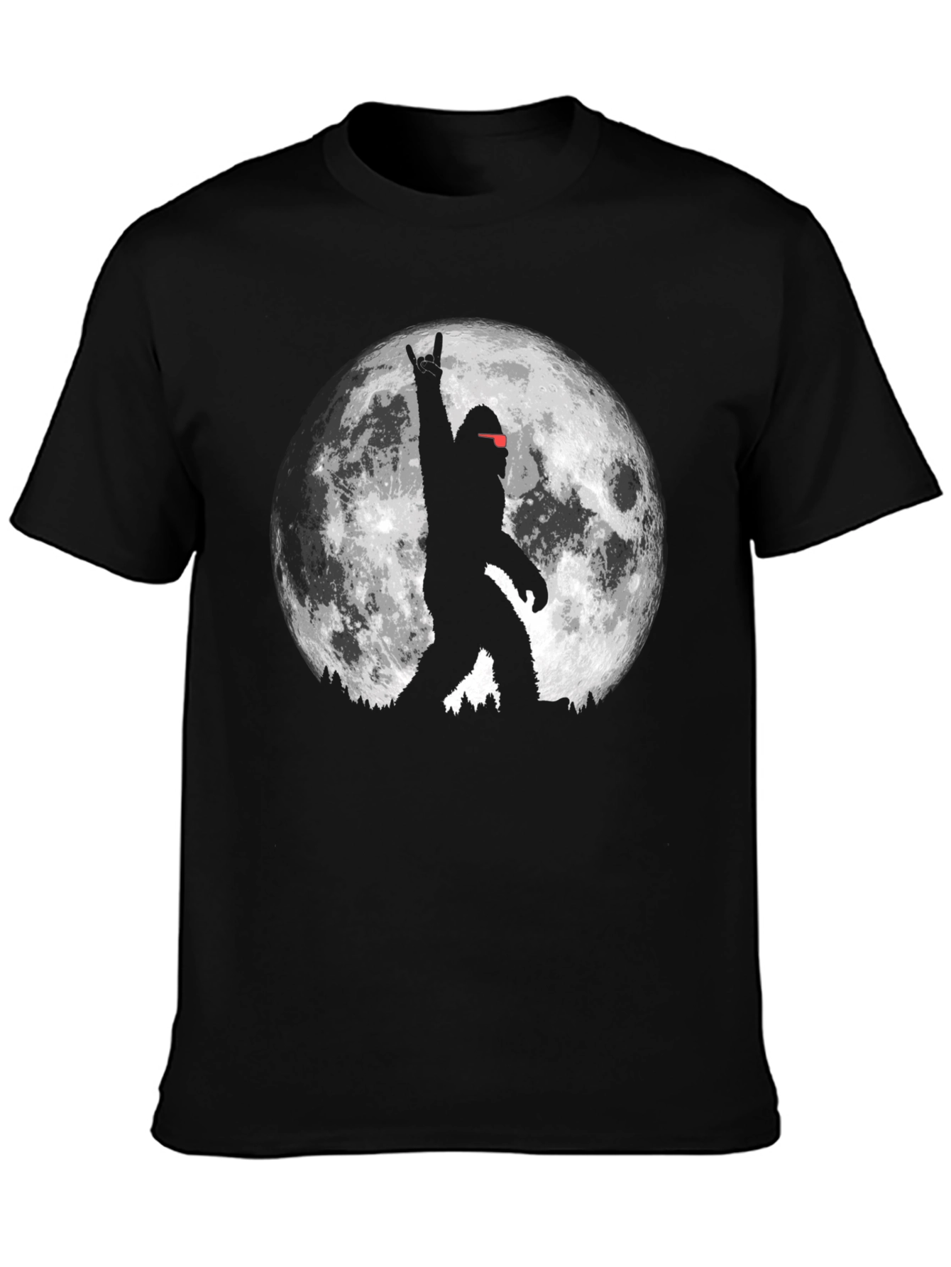 Bigfoot Moon T-Shirt - Rock On!