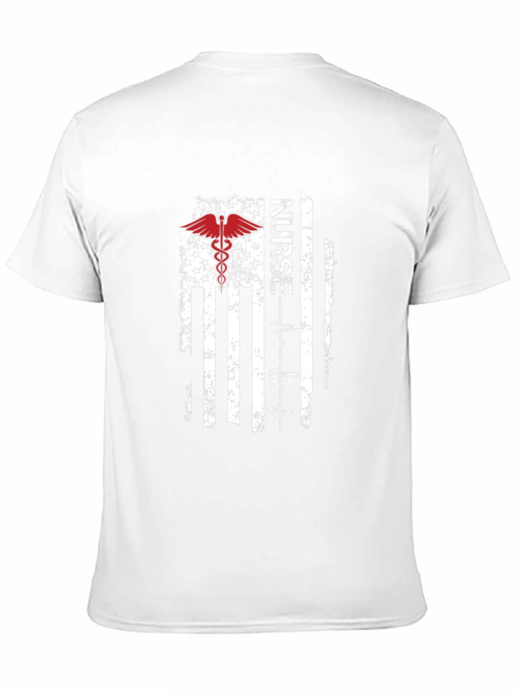Nurse American Flag T-Shirt - Patriotic RN Tee