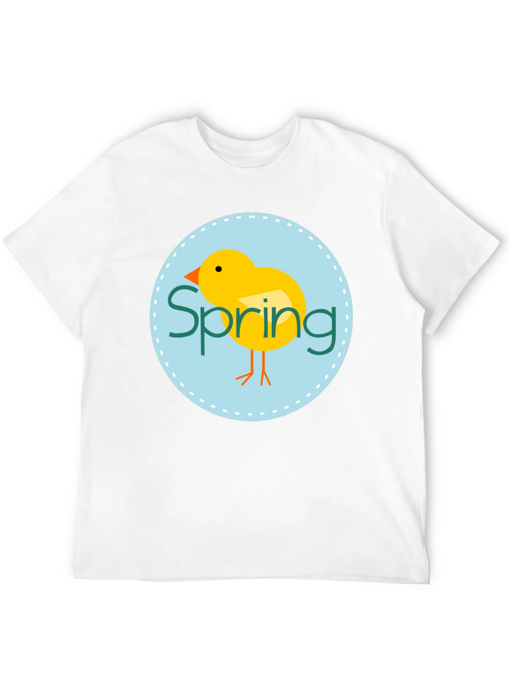 Spring Chick Graphic Tee - Unisex Black T-Shirt