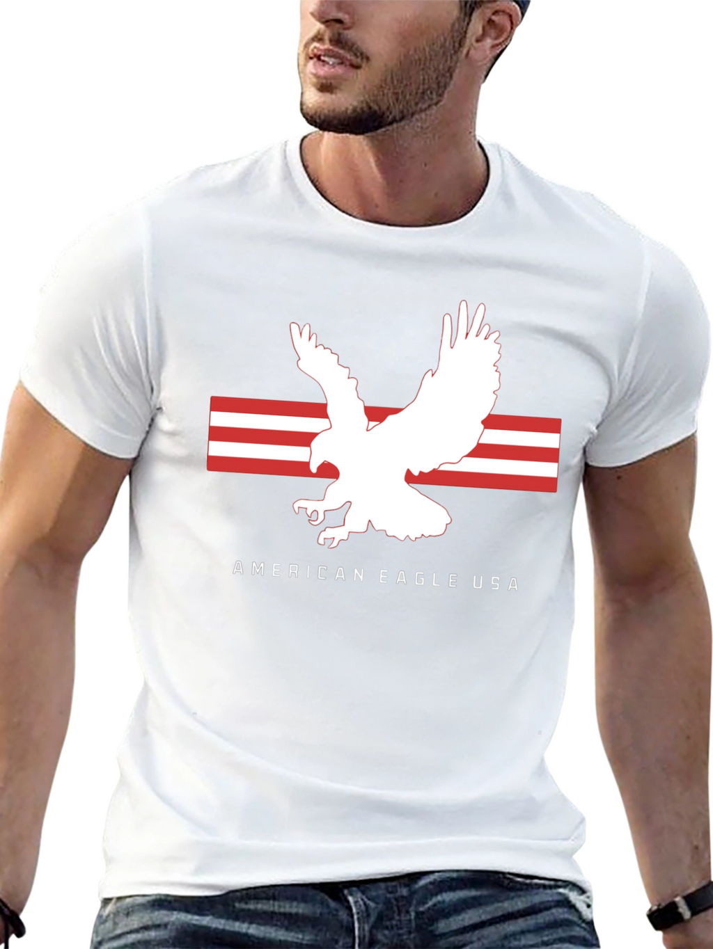 American Eagle USA Graphic T-Shirt
