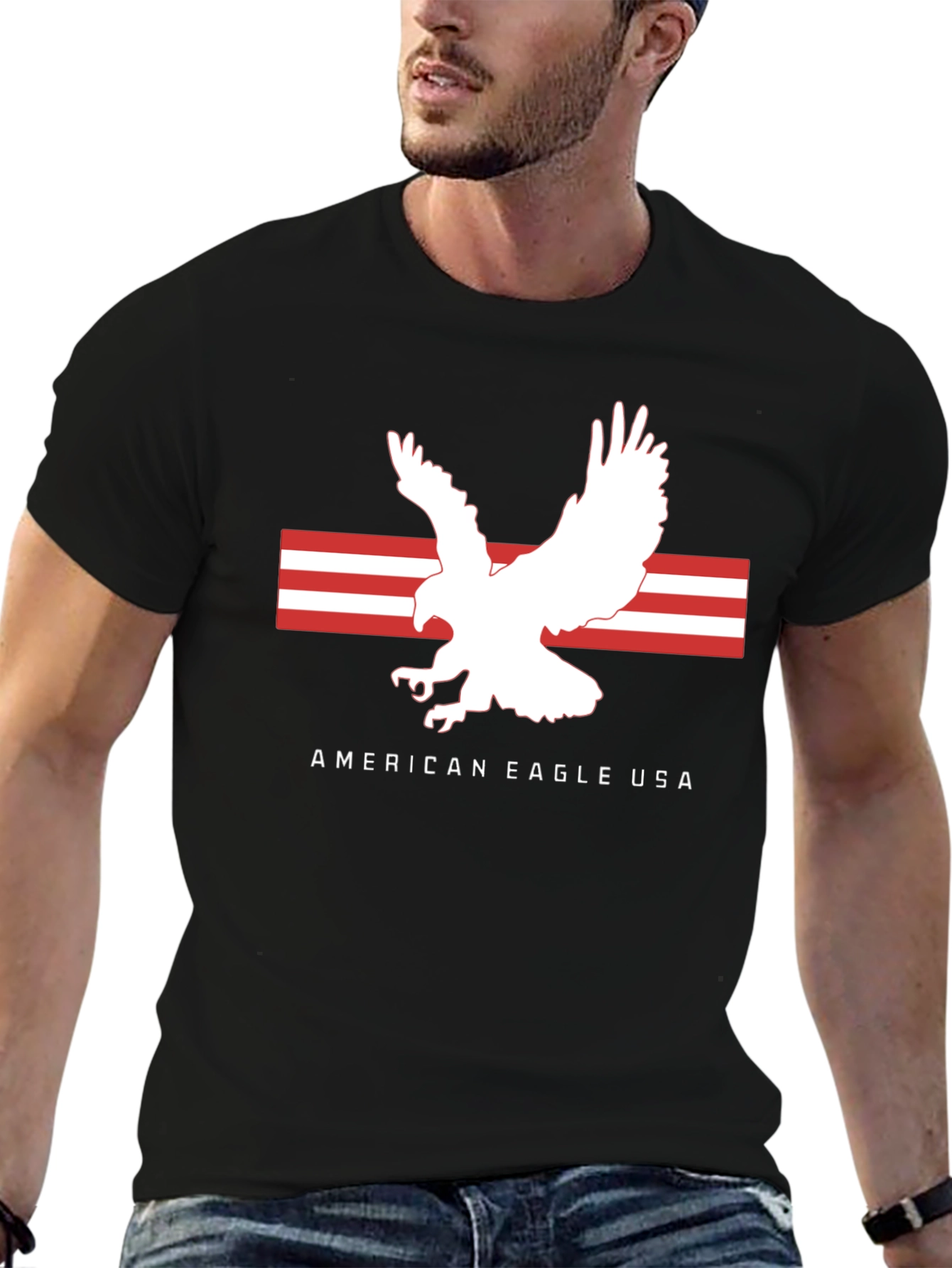 American Eagle USA Graphic T-Shirt