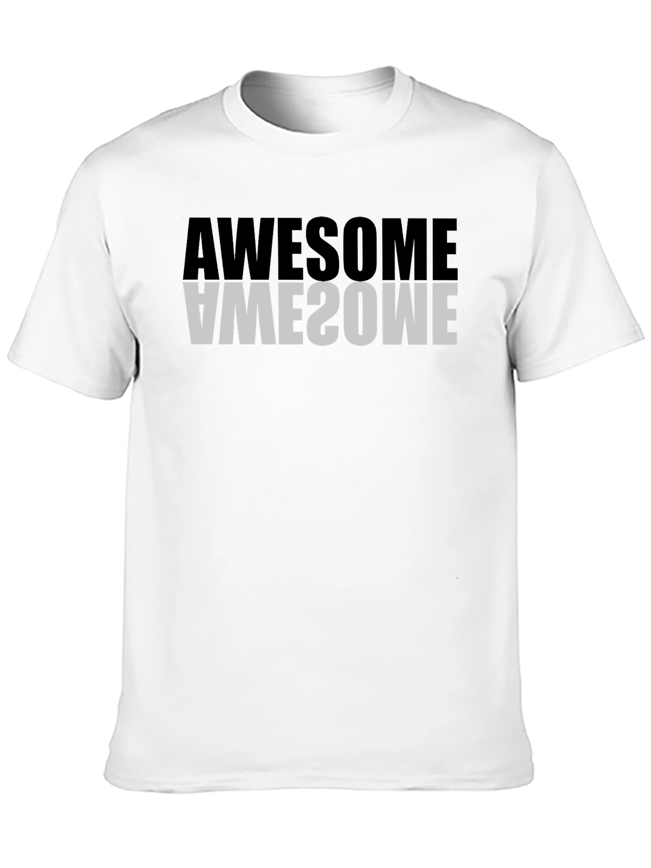 Awesome Reflective Graphic Tee - Black