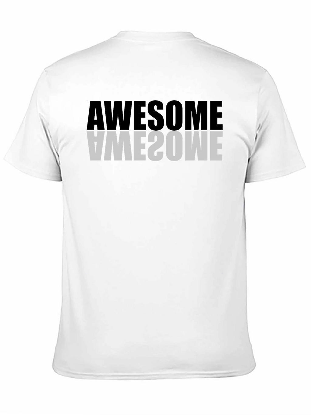Awesome Reflective Graphic Tee - Black