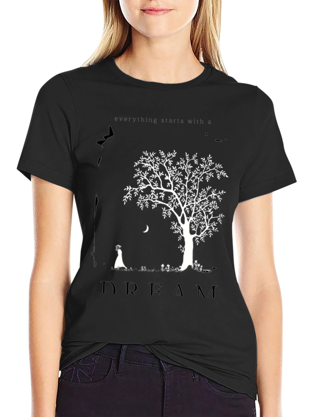 Dreamer Tree Graphic T-Shirt