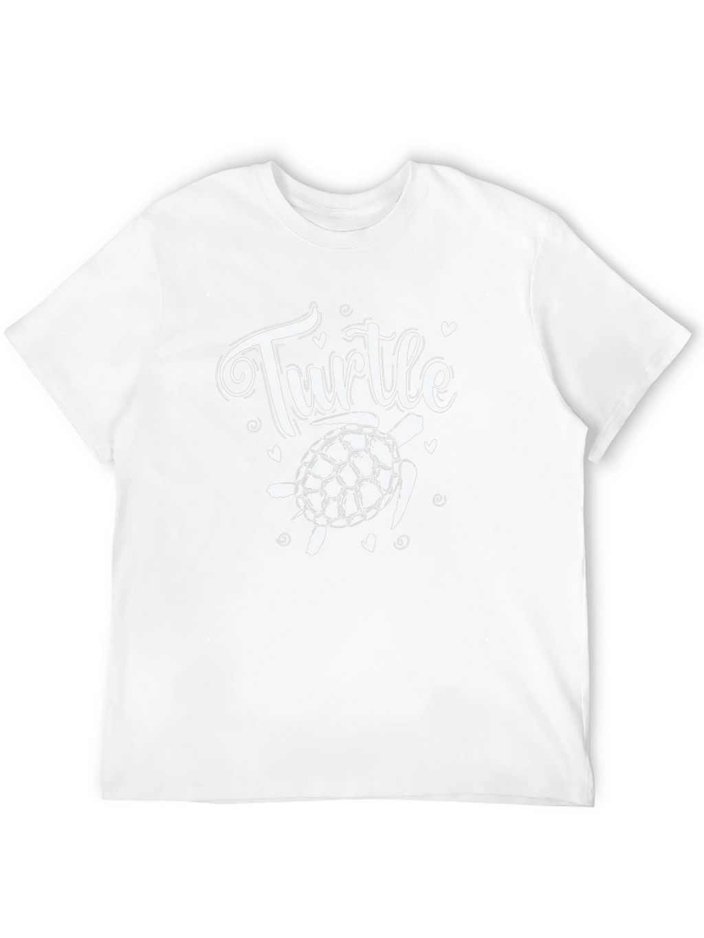 Turtle Graphic T-Shirt - Black Casual Style