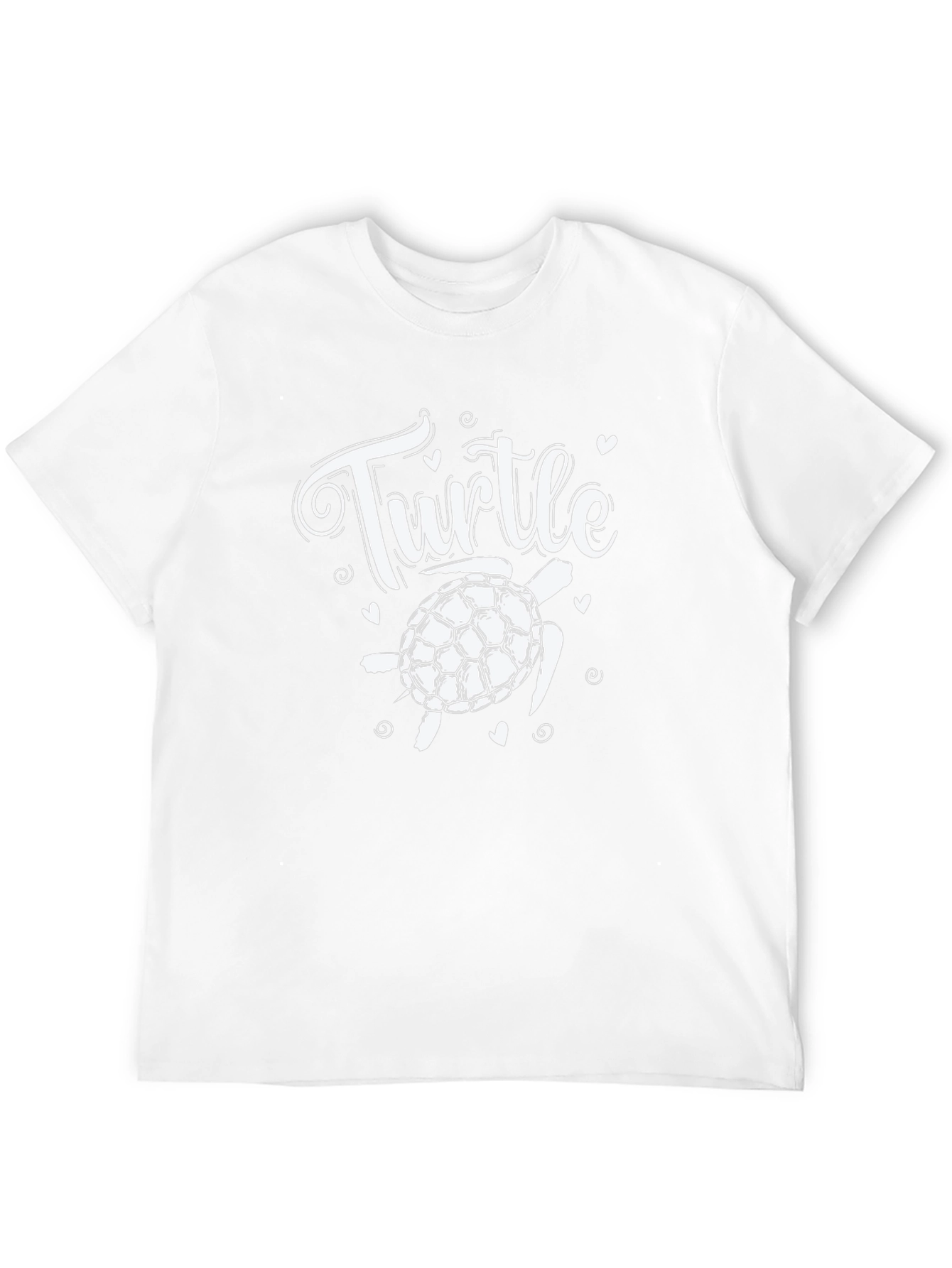 Turtle Graphic T-Shirt - Black Casual Style