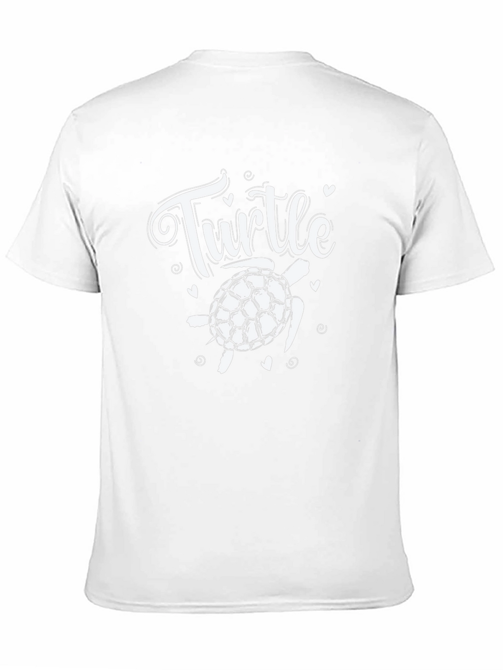 Turtle Graphic T-Shirt - Black Casual Style