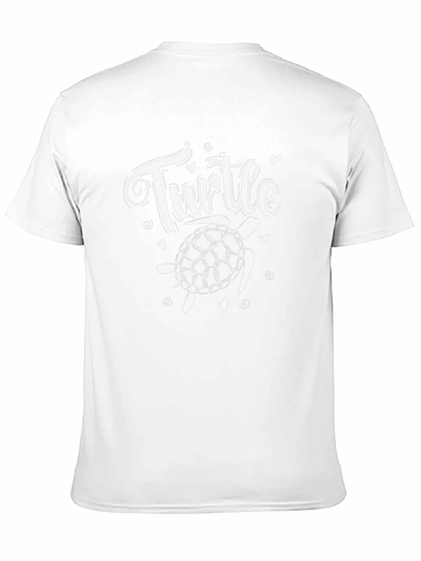 Turtle Graphic T-Shirt - Black Casual Style