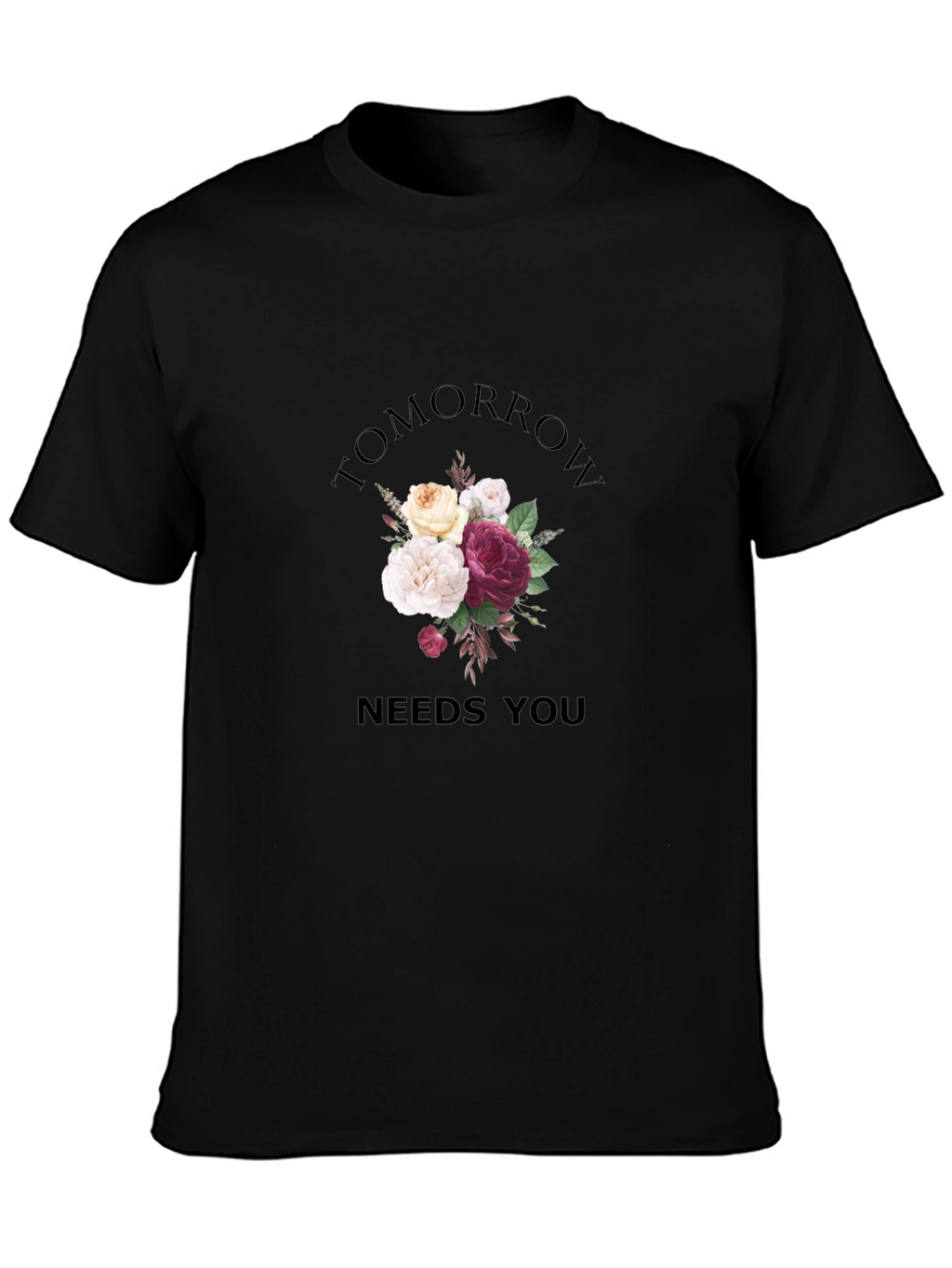 Floral Tomorrow Needs You Graphic Tee
