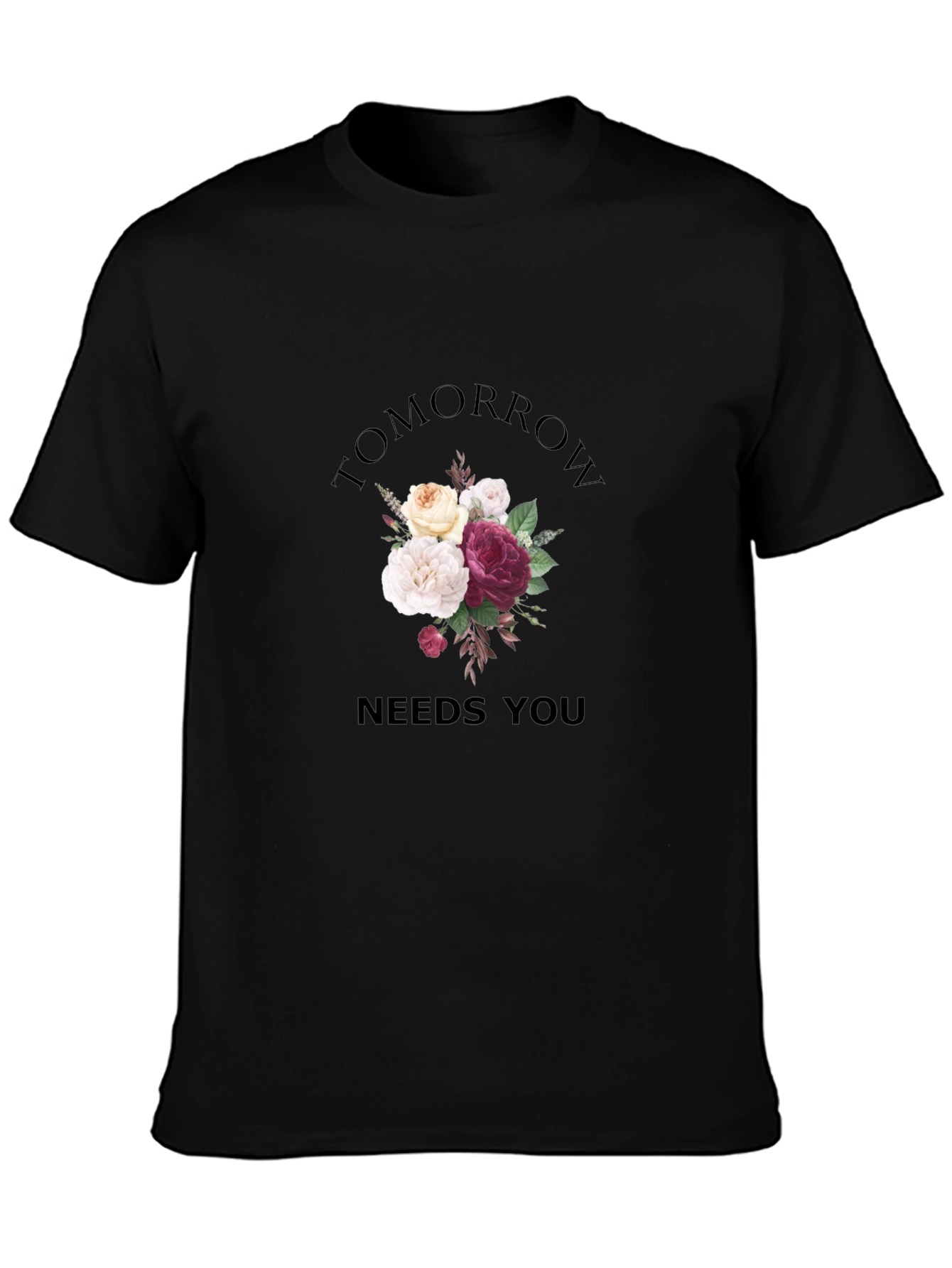Floral Tomorrow Needs You Graphic Tee