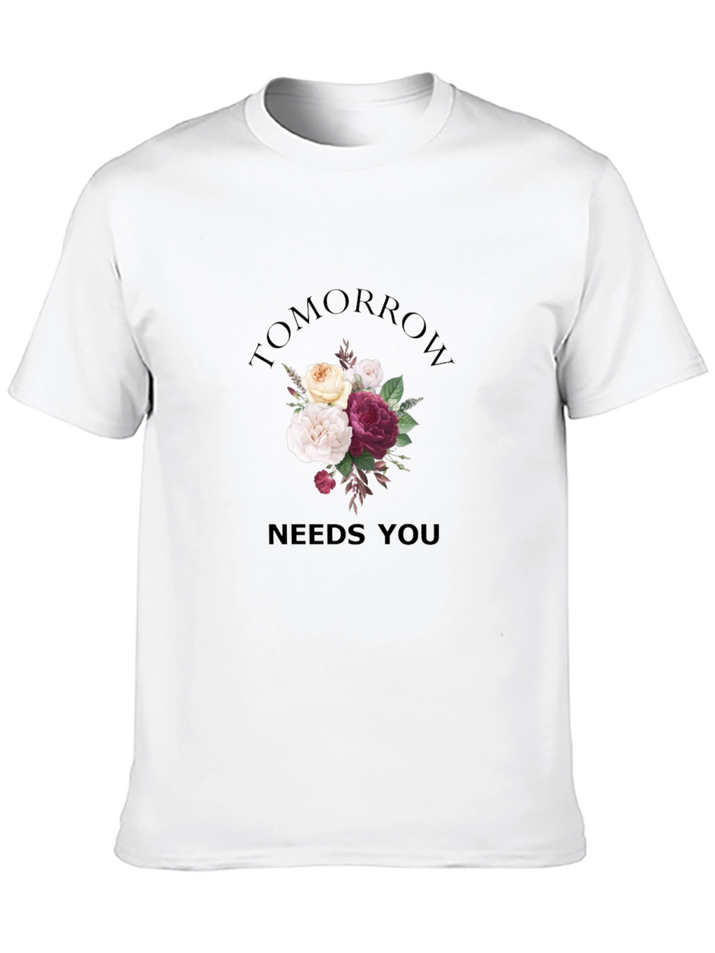 Floral Tomorrow Needs You Graphic Tee