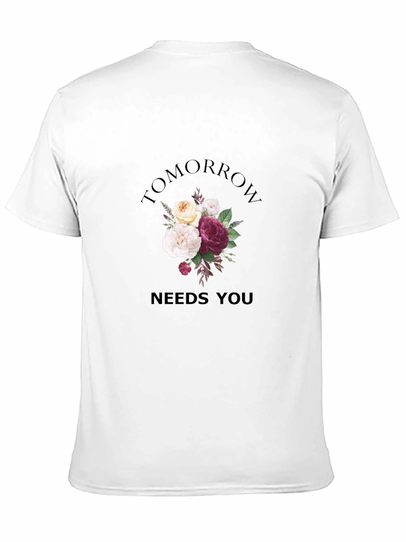 Floral Tomorrow Needs You Graphic Tee